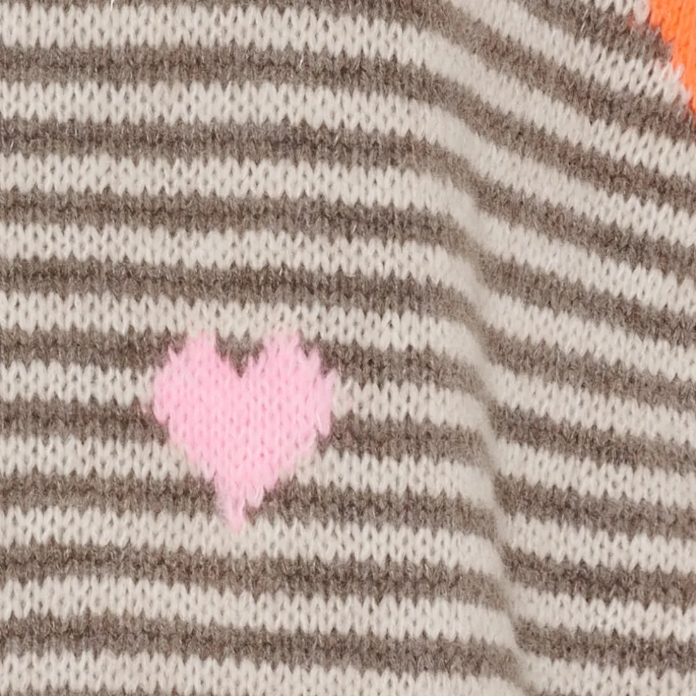 Marta du Chateau dame strik MdcIndie 8112 - Beige/Fango