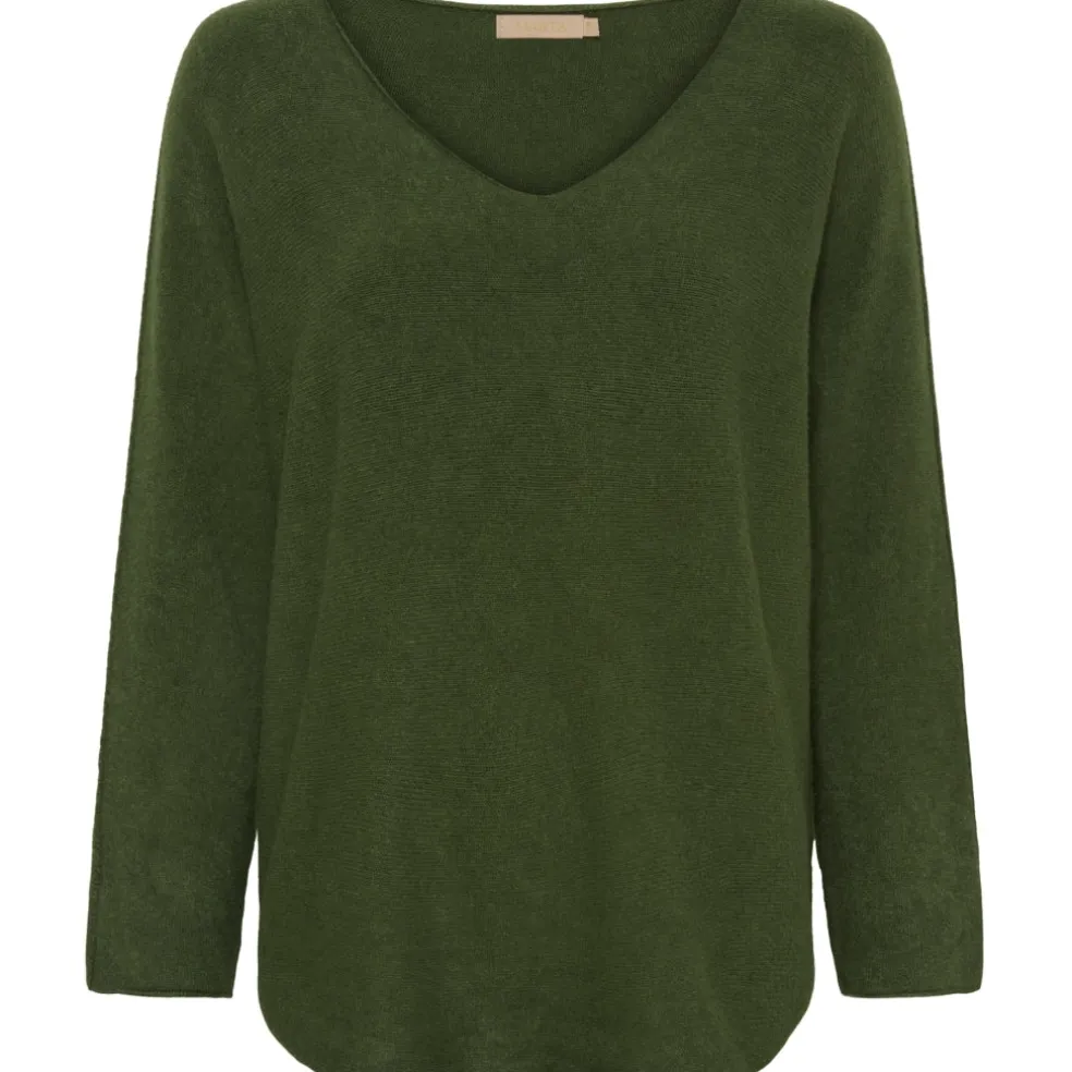 Marta Du Chateau dame strik MDCCelina 5002 - Army9436