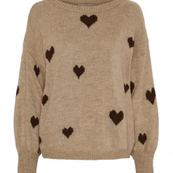 Marta du Chateau dame strik MdcClover 9582 - Fango