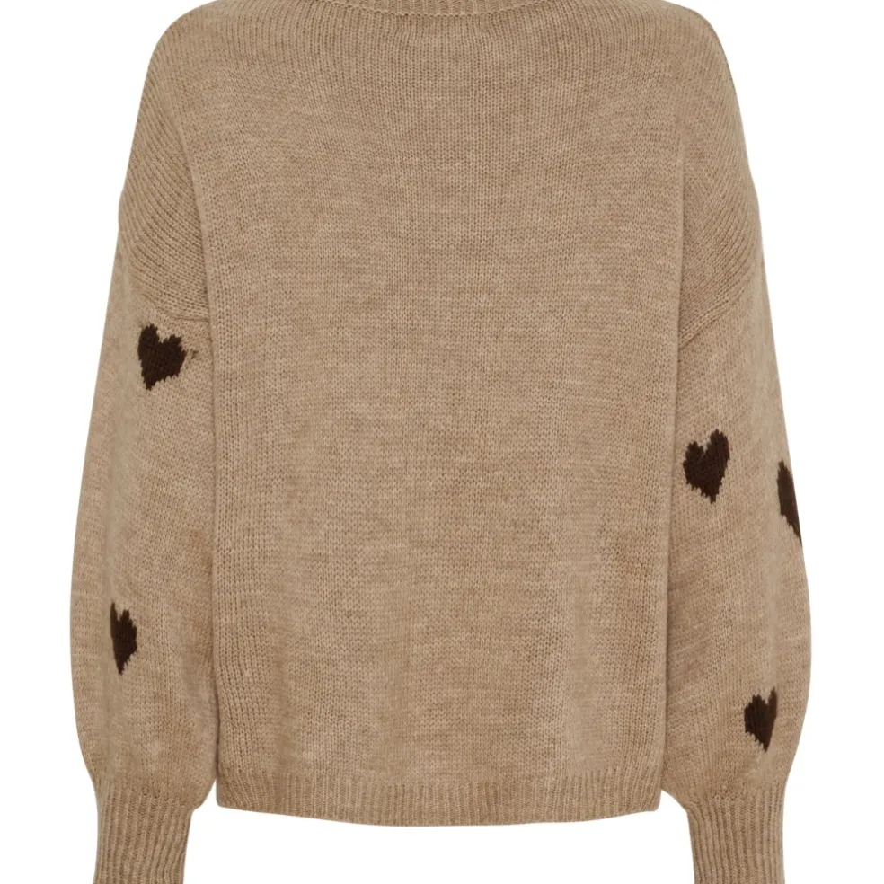 Marta du Chateau dame strik MdcClover 9582 - Fango