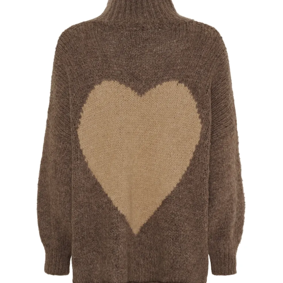 Marta du Chateau dame strik MdcCedar 9232 - Fango/Light Camel