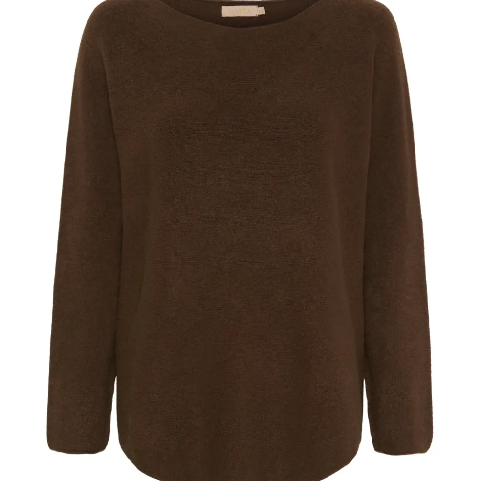 Marta Du Chateau dame strik MDCDagmar 5001 - Brown4462