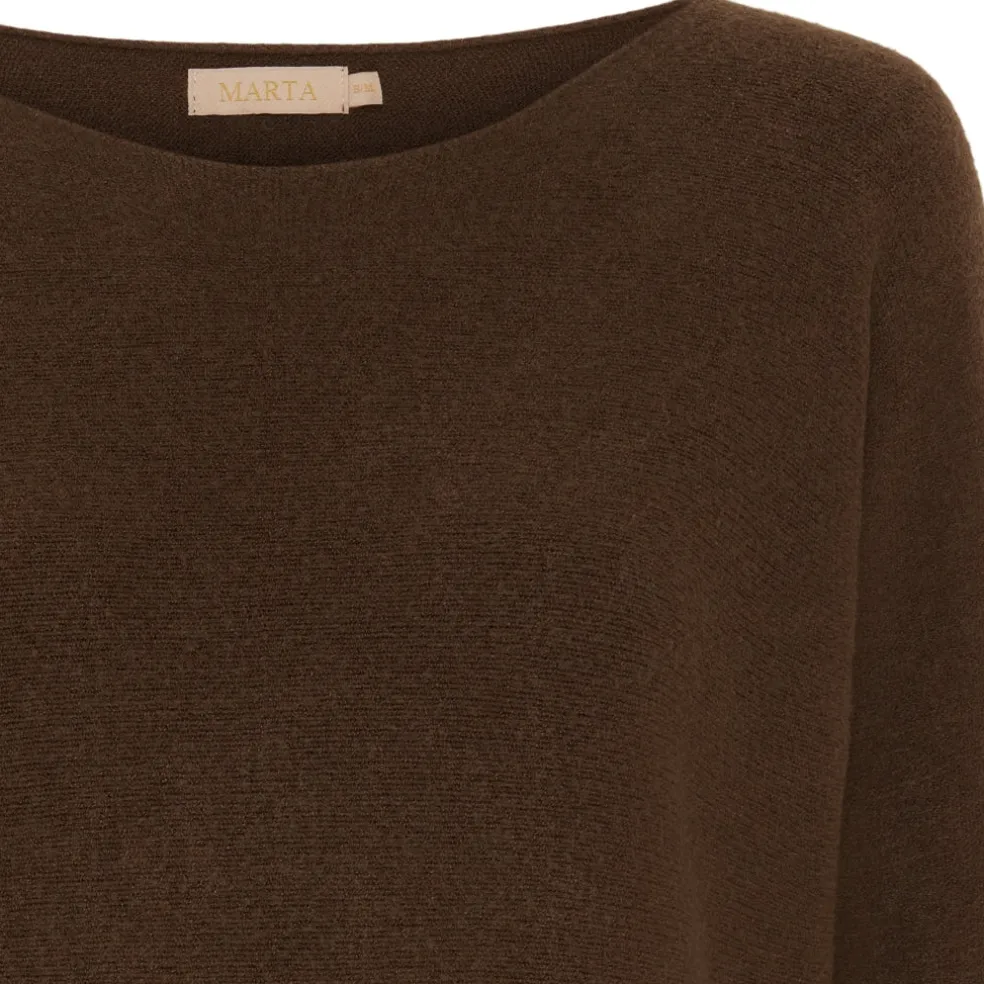 Marta Du Chateau dame strik MDCDagmar 5001 - Brown4462