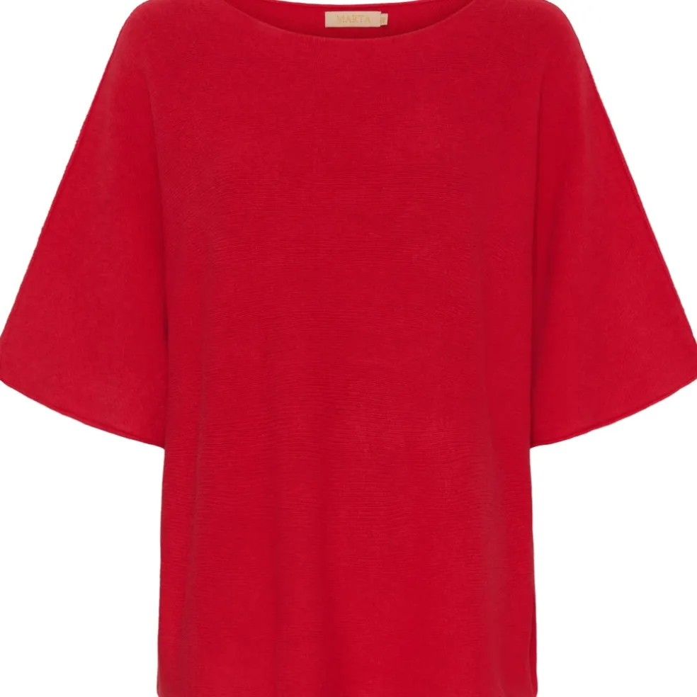 Marta Du Chateau dame strik MdcSia 5003 - AW Red