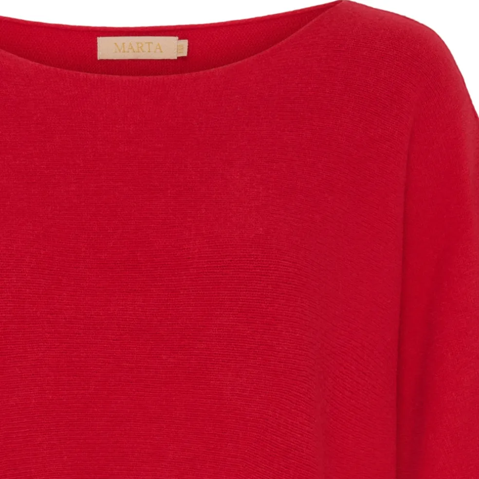 Marta Du Chateau dame strik MdcSia 5003 - AW Red