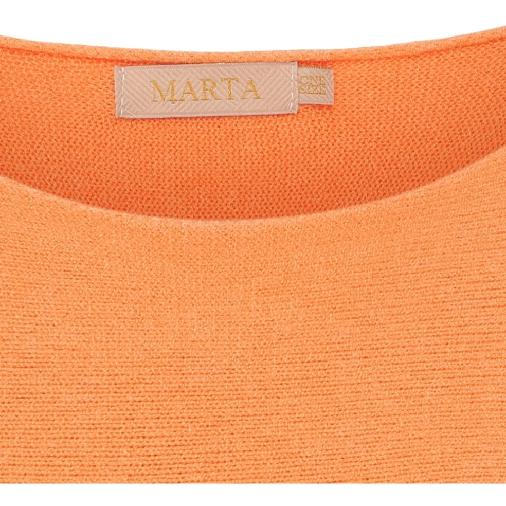 Marta Du Chateau dame strik MdcSia 5003 - Orange Fluo