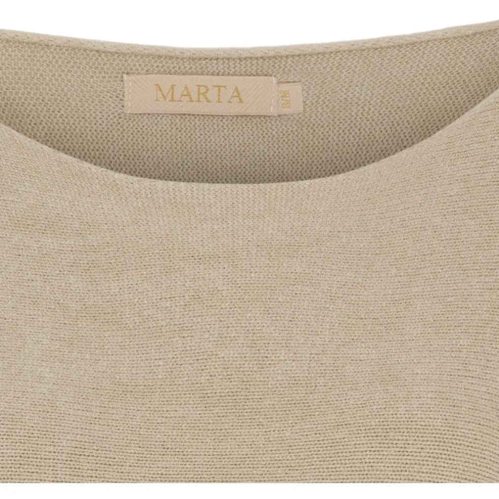 Marta Du Chateau dame strik MDCDagmar 5001 - Cashmere2658