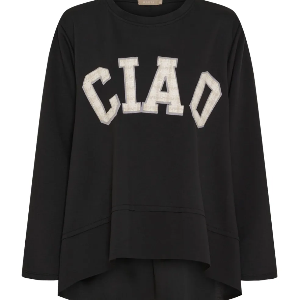 Marta du Chateau dame sweatshirt MdcCharline 85783 - Black-
