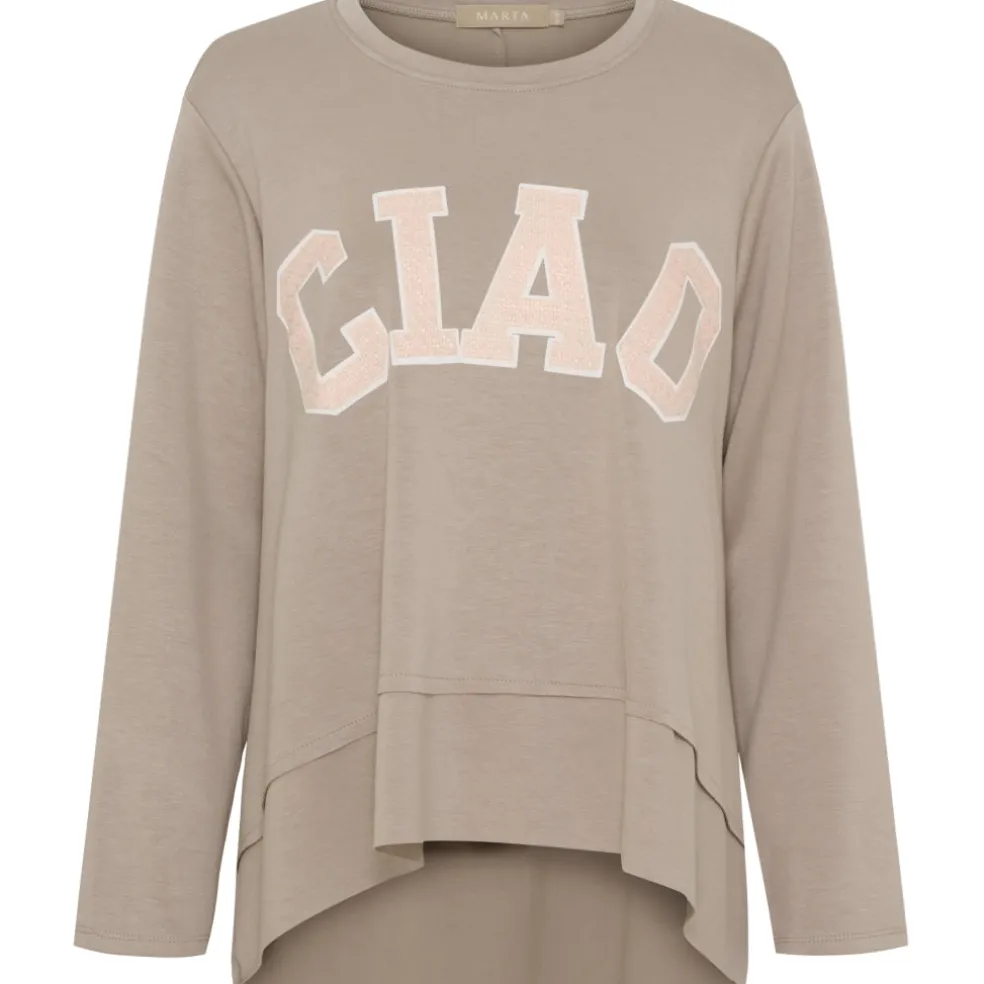 Marta du Chateau dame sweatshirt MdcCharline 85783 - Fango10-