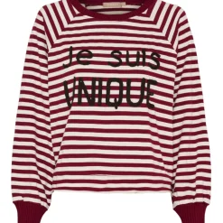 Marta du Chateau dame sweatshirt MdcFenja 38817 - Bordeaux/Moro