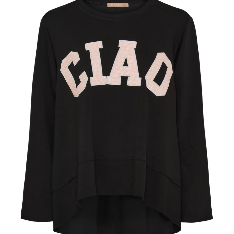 Marta du Chateau dame sweatshirt MdcCharline 85783 - Black