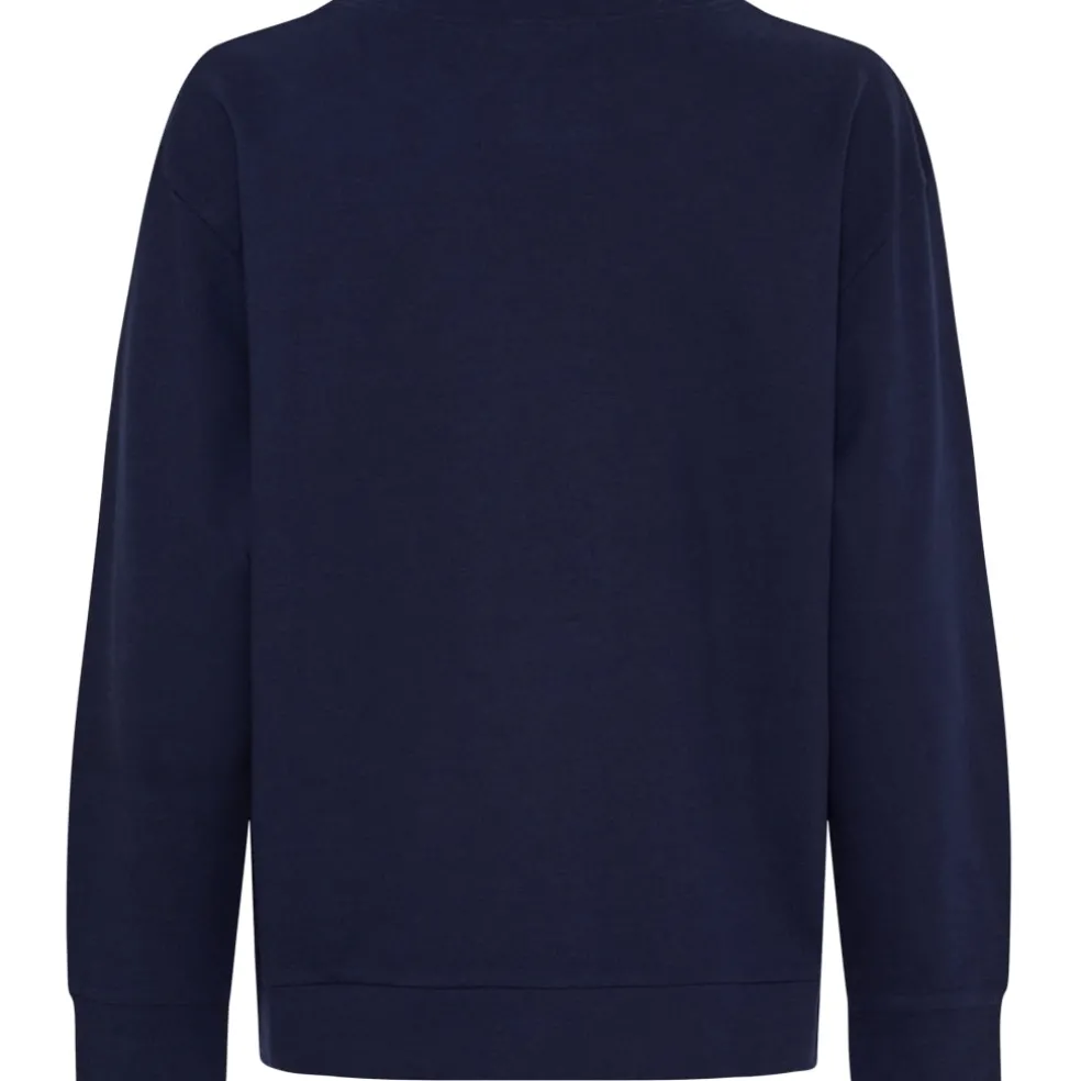 Marta du Chateau dame sweatshirt MdcAnnemette J-639 - Navy