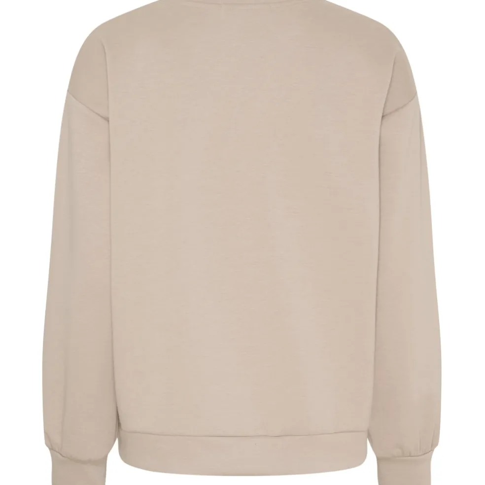 Marta du Chateau dame sweatshirt MdcLiora 58512M - Fango/black