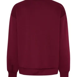 Marta du Chateau dame sweatshirt MdcLiora 58512M - Bordeaux161/Black