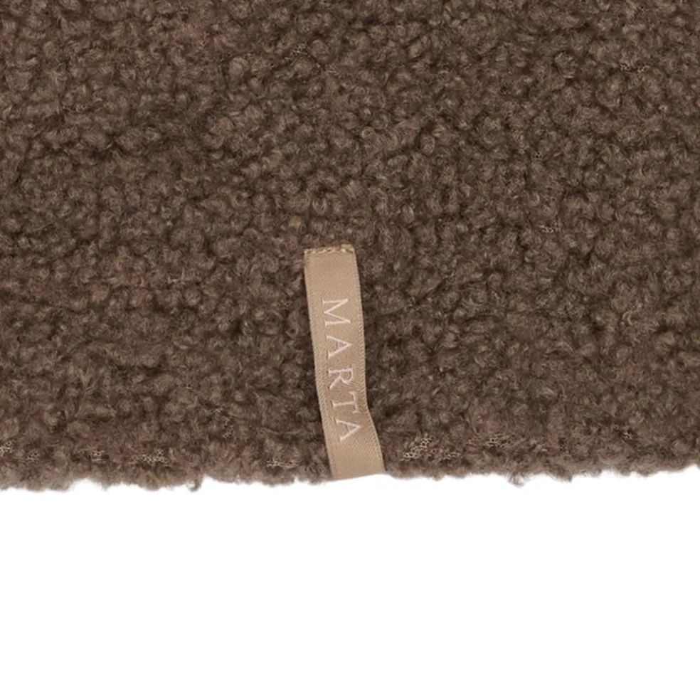 Marta du Chateau dame Teddy Balaclava MdcCleore 172-1400-A - Brown