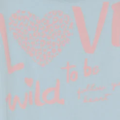 Marta Du Chateau dame top MdcMartina - Celeste 401/Rosa Print