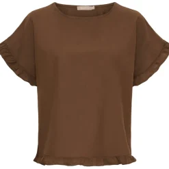Marta Du Chateau dame top MdcKasimira - Cacao