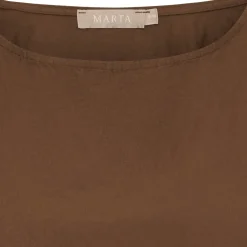 Marta Du Chateau dame top MdcKasimira - Cacao