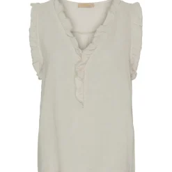 Marta Du Chateau dame top MdcElke - Sabbia