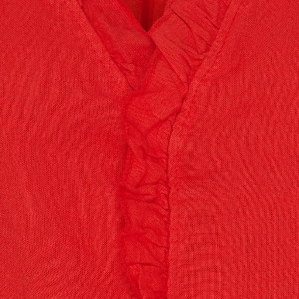 Marta Du Chateau dame top MdcElke - Rosso