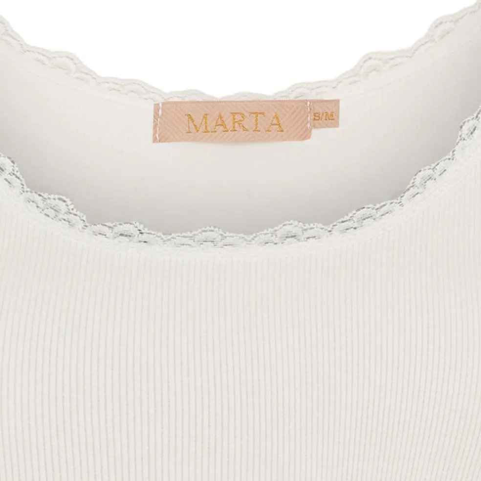 Marta du Chateau dame top MdcNoelie 258034 - White01