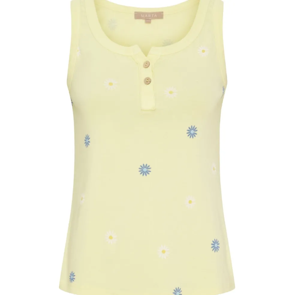 Marta du Chateau dame top MdcBillie 2683 - Giallo