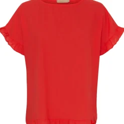 Marta Du Chateau dame top MdcKasimira - Rosso