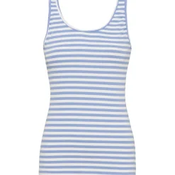 Marta Du Chateau dame top MdcGabriella 85466 - Celeste/white