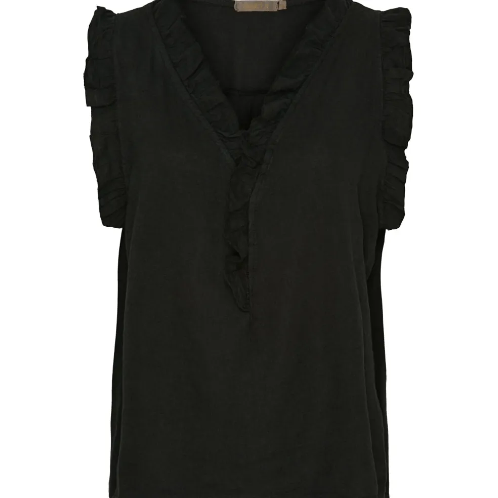 Marta Du Chateau dame top MdcElke - Black