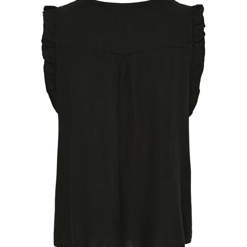 Marta Du Chateau dame top MdcElke - Black