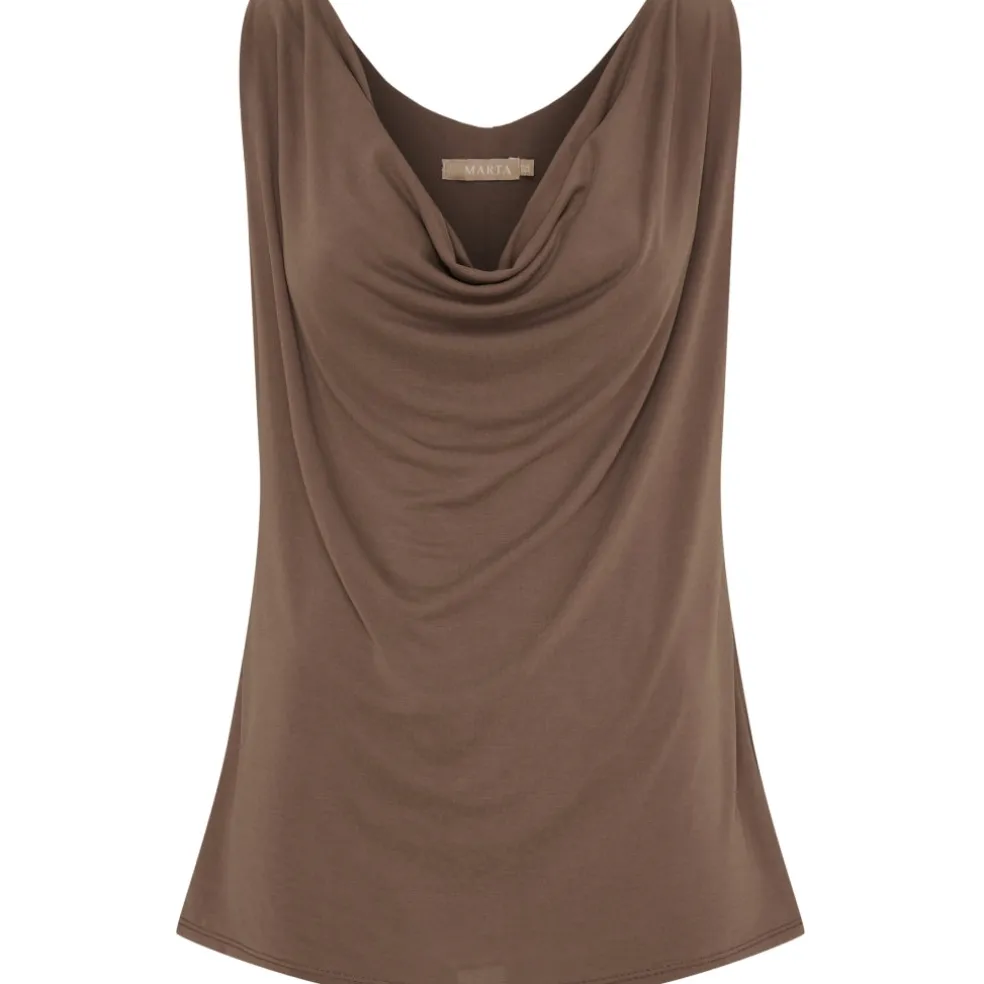 Marta du Chateau dame top MdcVeronika 82107 - Brown