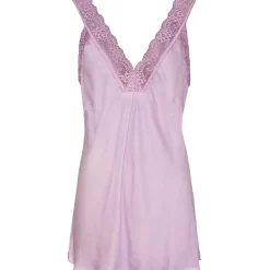 Marta du chateau dame top med blondekant 21336 - Lavender
