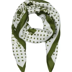 Marta du Chateau dame tørklæde MdcJuline FA-Scarf - Green31215