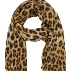 Marta du Chateau dame tørklæde MdcMocca 172-1010 - Leo Print