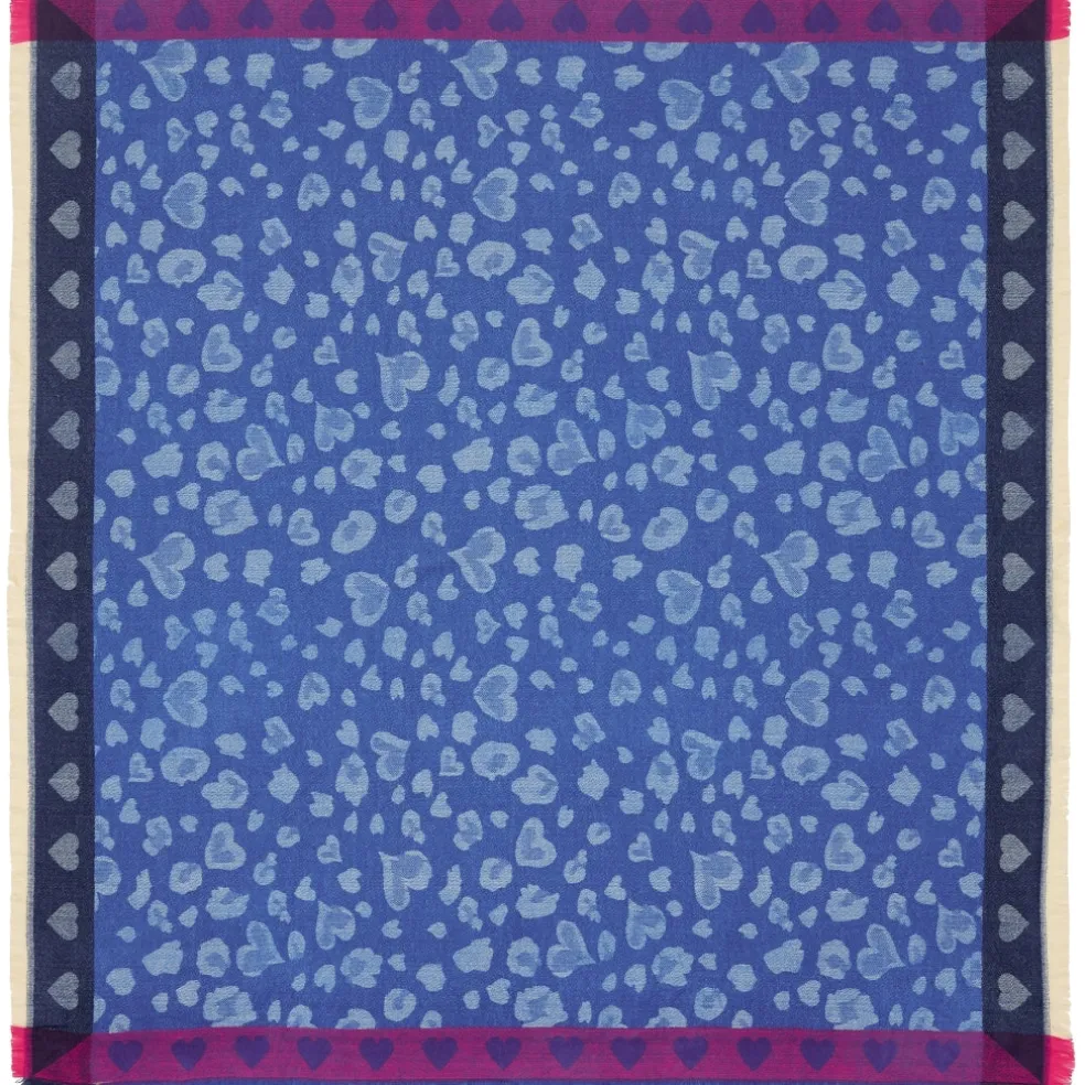 Marta du Chateau dame tørklæde MdcSoraka BA-1499 - Blue