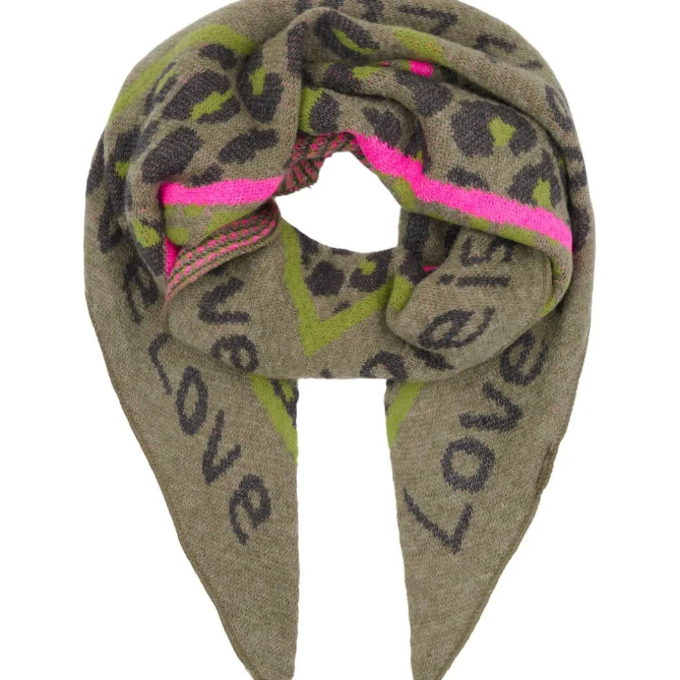 Marta du Chateau dame tørklæde MdcClio BA-0746 - Olive7