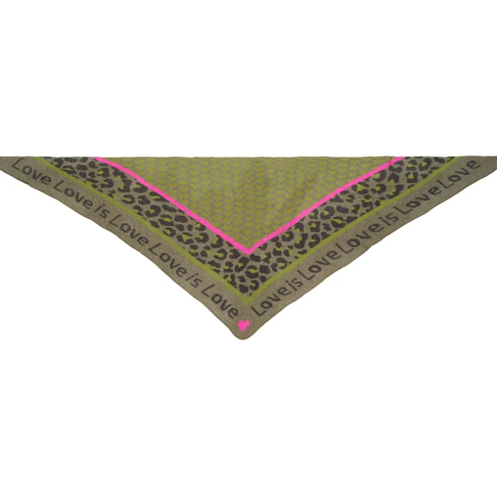 Marta du Chateau dame tørklæde MdcClio BA-0746 - Olive7