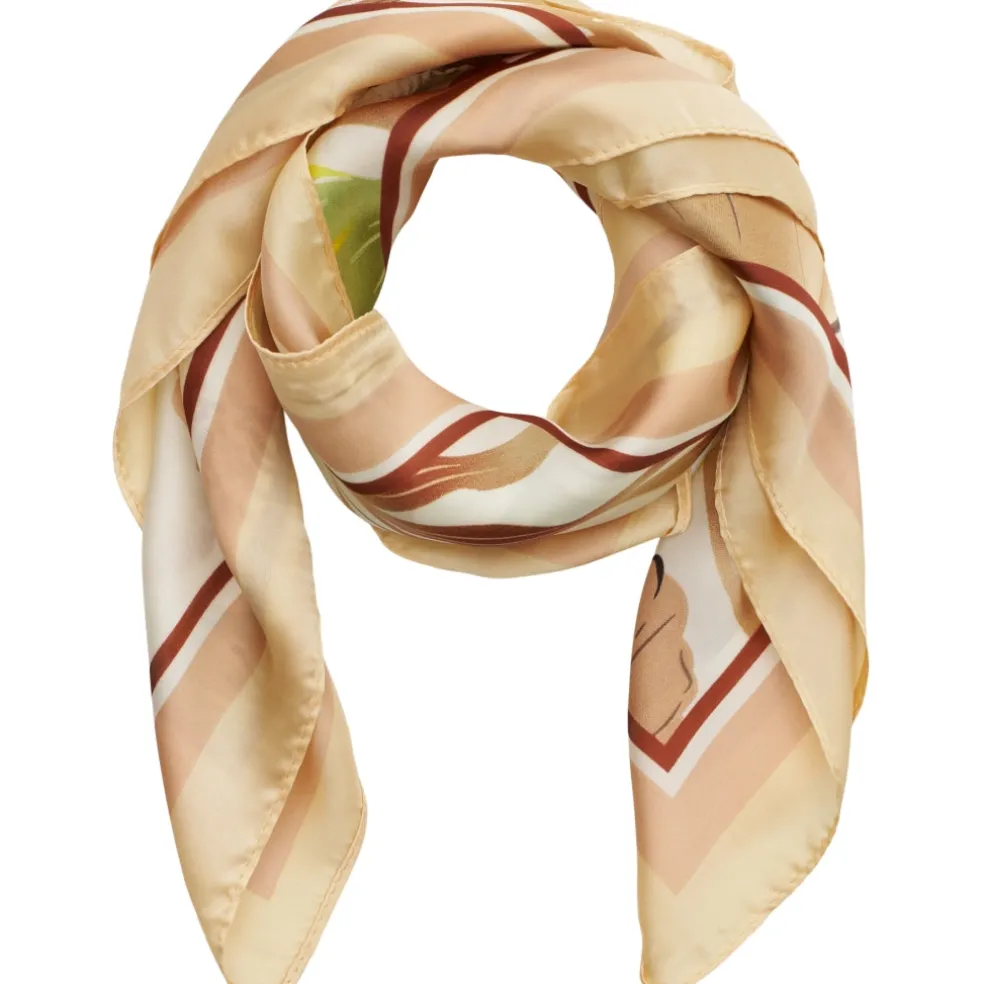 Marta du Chateau dame tørklæde MdcJuline FA1-Scarf - Taupe24