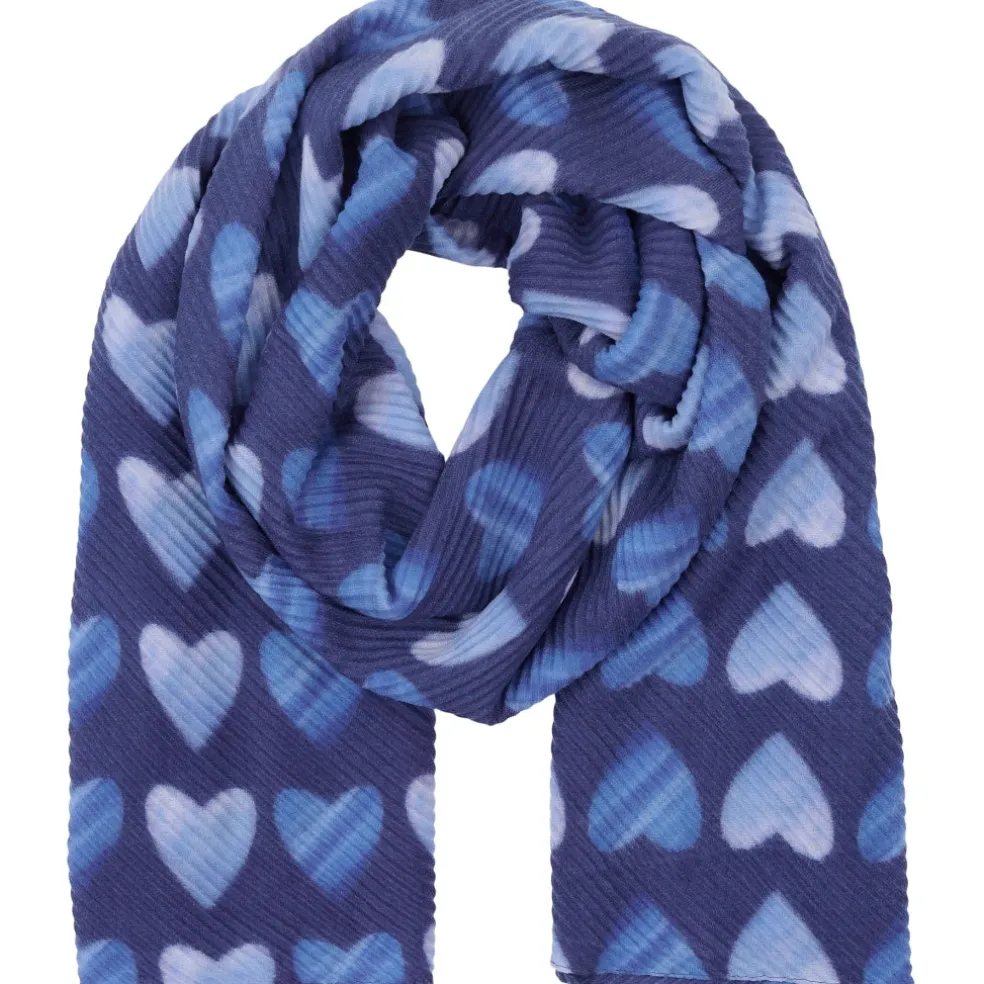 Marta du Chateau dame tørklæde MdcSaphira BA-1531 - Blue