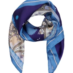 Marta du Chateau dame tørklæde MdcJuline FA-Scarf - Blue31208