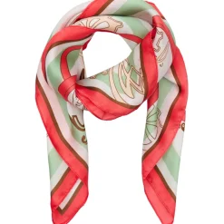 Marta du Chateau dame tørklæde MdcEliane FA-Scarf - Orange/Green35157