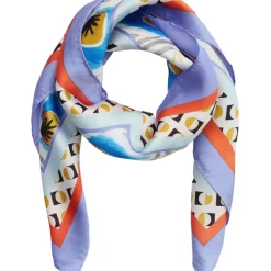 Marta du Chateau dame tørklæde MdcJuline FA1-Scarf - Blue