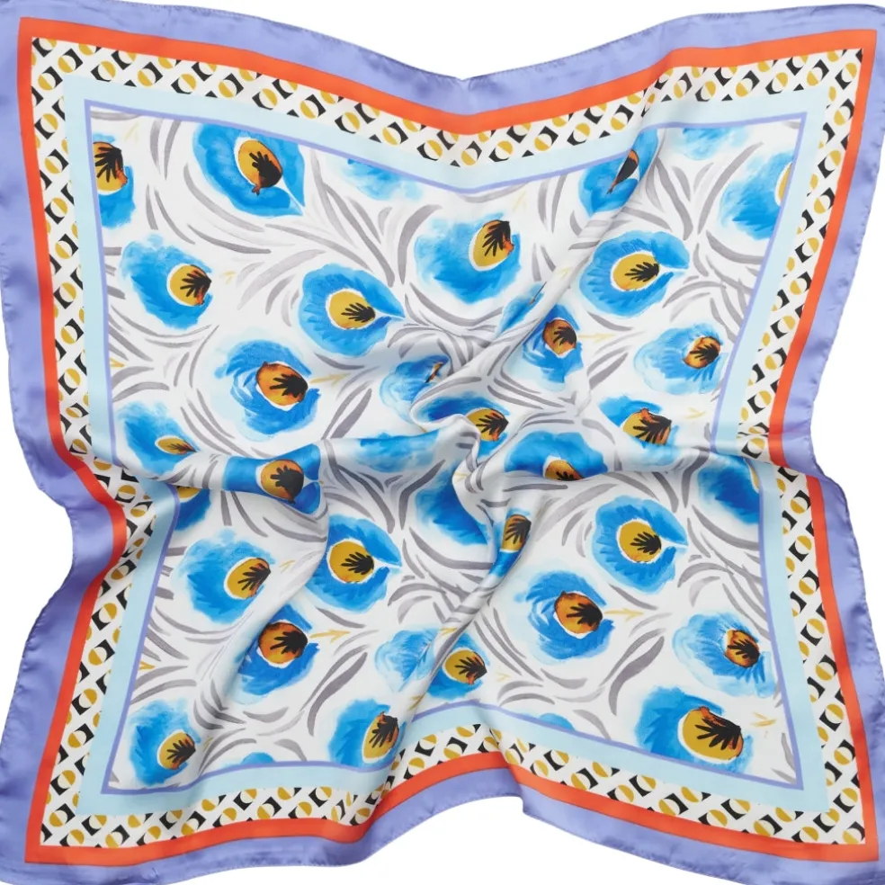 Marta du Chateau dame tørklæde MdcJuline FA1-Scarf - Blue