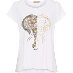 Marta du Chateau dame T-shirt MdcMarie 1535 - White Elephant