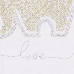 Marta du Chateau dame T-shirt MdcMarie 1535 - White Love Elephant