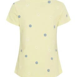 Marta du Chateau dame T-shirt MdcCecilie 2553-D - Giallo