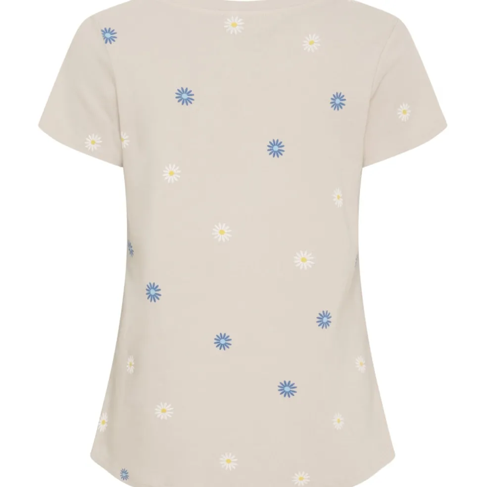 Marta du Chateau dame T-shirt MdcCecilie 2553-D - Beige