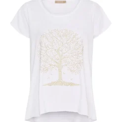 Marta du Chateau dame T-shirt MdcMarie 1535 - White Tree