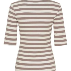 Marta du Chateau dame T-Shirt MdcNena 7524 - Tortora