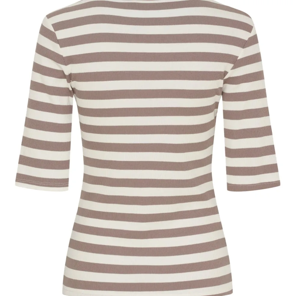 Marta du Chateau dame T-Shirt MdcNena 7524 - Tortora